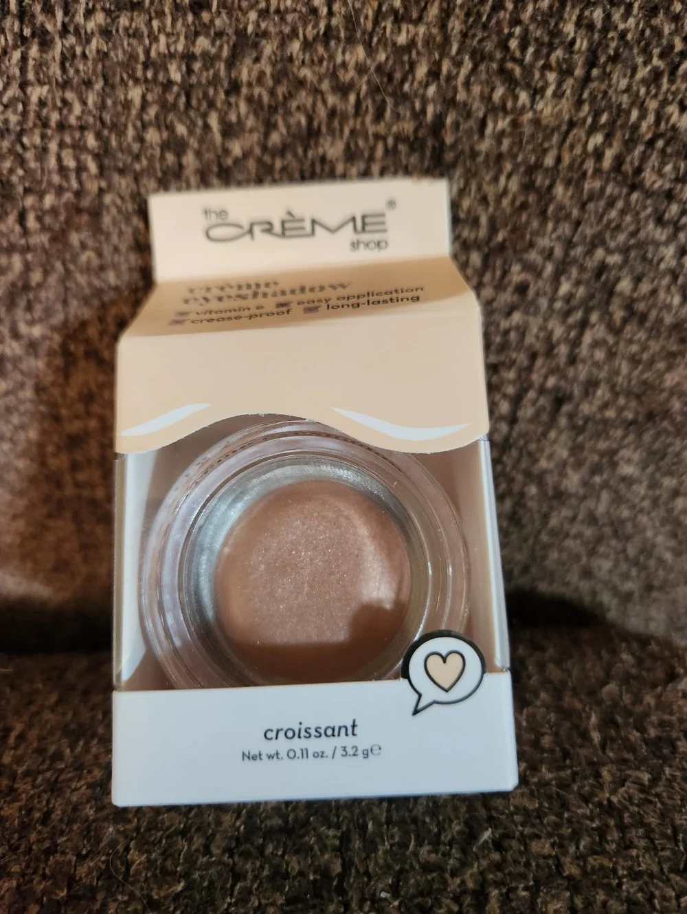 The Crème Shop Crème Eyeshadow Color Croissant New